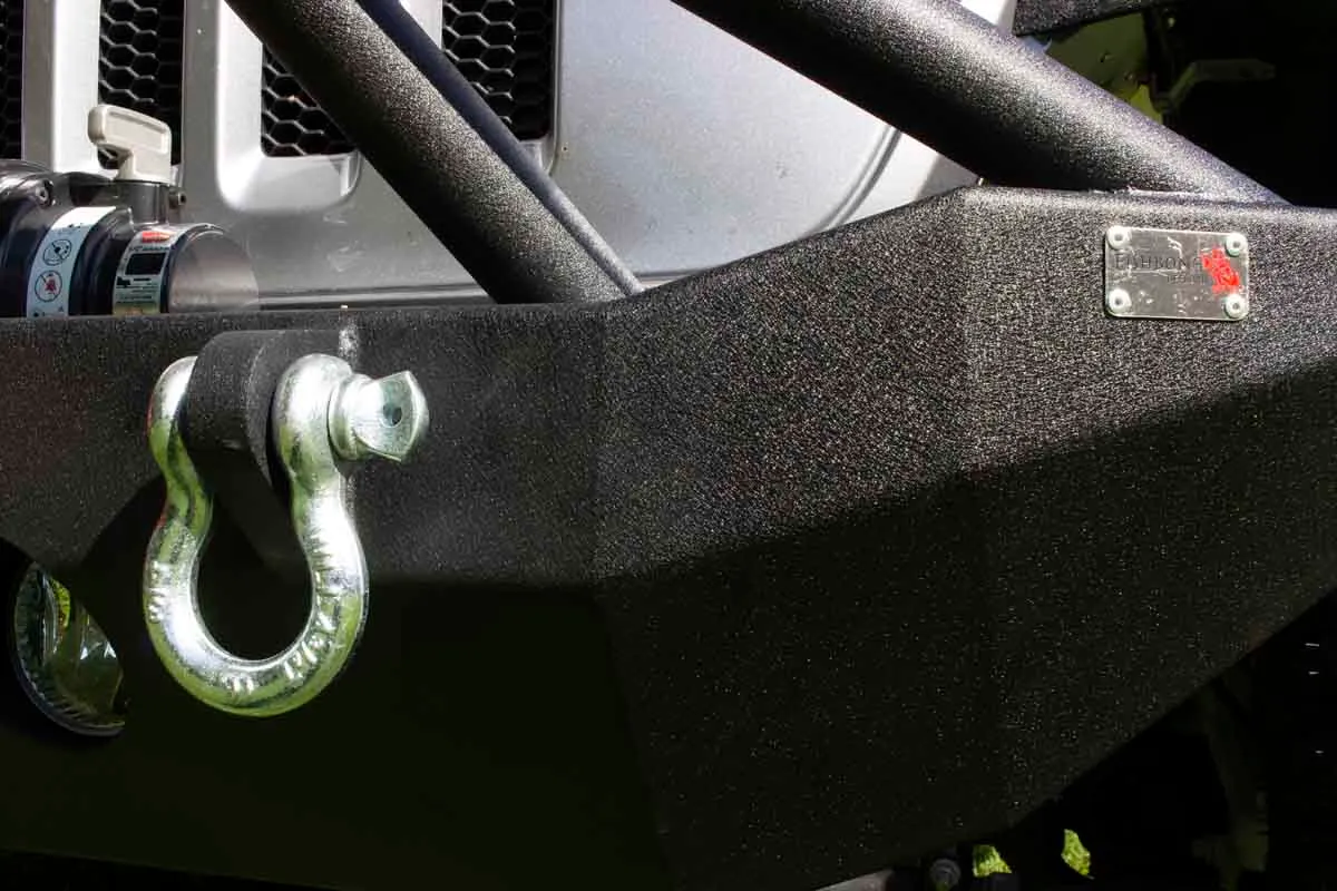Fishbone Offroad Mid-Width Front Winch Bumper for 2018 & Up Jeep Wrangler/Gladiator FB22088 product image