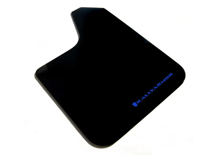 Universal no Hardware/No Brackets Included Black Mud Flap/Blue Logo product image