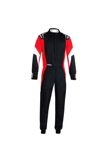 Sparco Motor Sports Comp Suit Black/Red Large