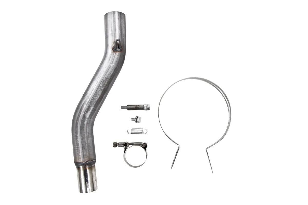 ATV Exhaust System With Sport Muffler; Slip-On System; 1.75 in. Inlet; 4.25 in. Diameter Body; Chambered Muffler; product image