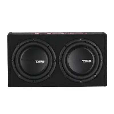 DS18 Loaded 10” Subwoofer + Passive Radiator Enclosure for Pickup Trucks