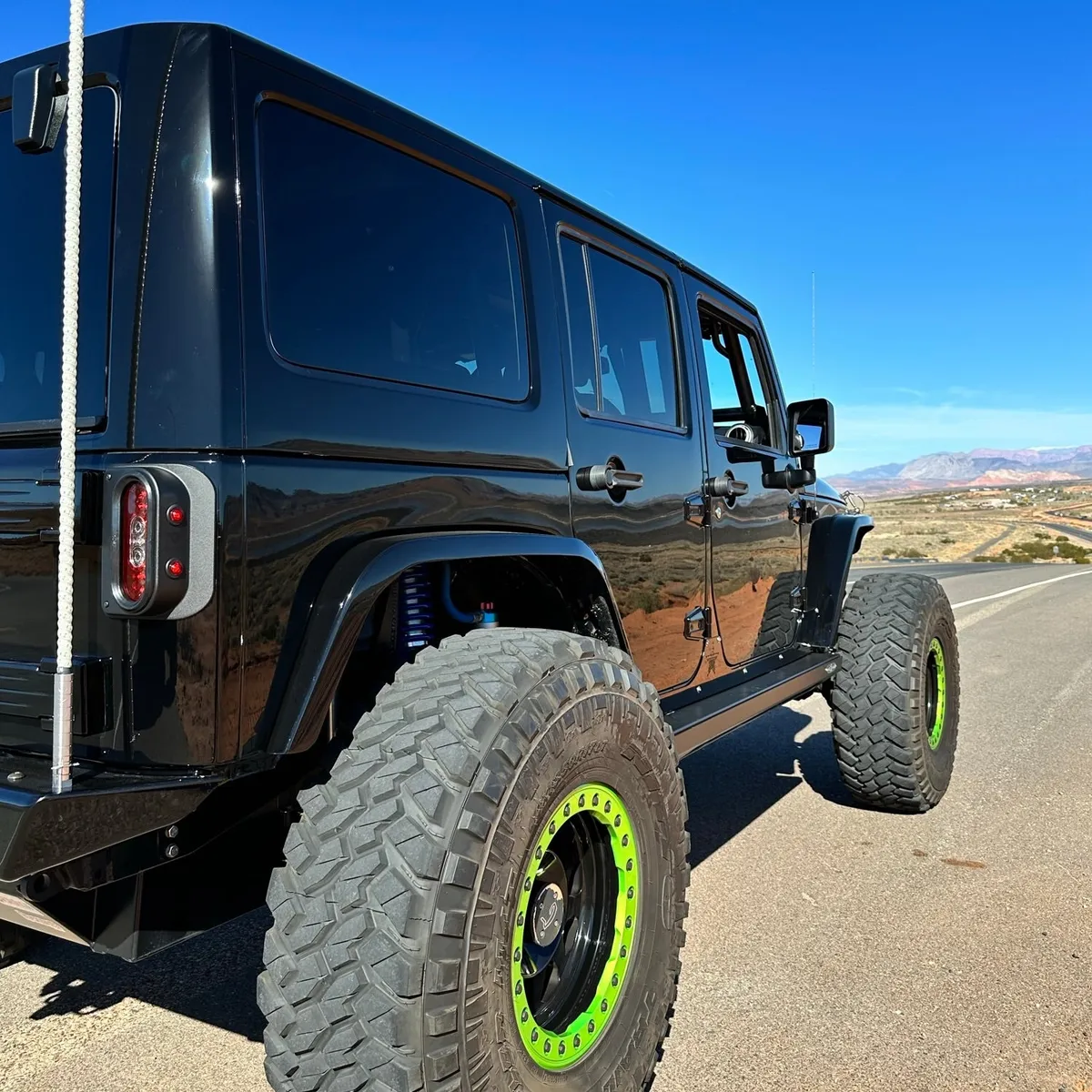 0718 Wrangler Jk/Jku Tail Gunner LED Tail Lights Black product image