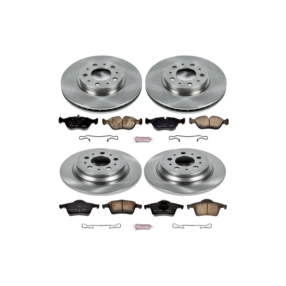 Z17 Direct Replacement Kit: Rotors; Ceramic Pads W/Hardware product image