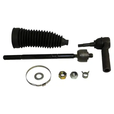Crown Automotive Jeep Replacement Black Tie Rod End Kit Left Tie Rod End Kit;includes 1 Inner And 1 Outer Tie Rod End, Jam Nut, Bellows Boot, Clamps, And Tie Rod End Nut