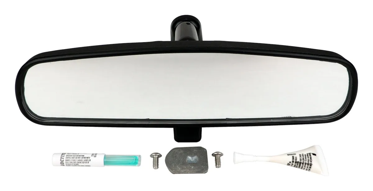 Crown Automotive Jeep Replacement 55156172AA Rearview Mirror for Jeep 01-06 TJ Wrangler,07-18 JK Wrangler w/o Auto-Dim Mirror product image