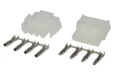 Painless Wiring Quick Connect Terminal Kit; 4 Wire; Incl. Male/Female Connector;