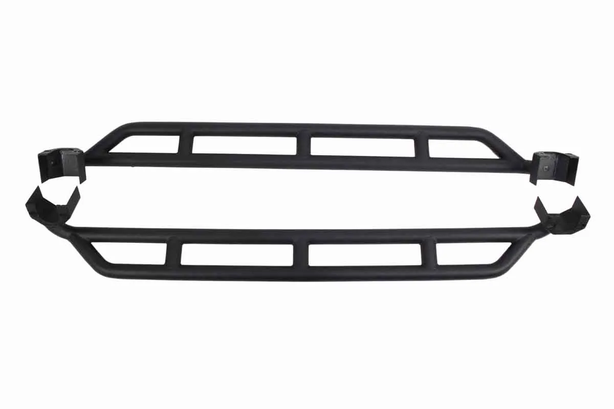 Fishbone Offroad Jeep JK Rock Sliders 4 Door 07-18 Wrangler JK Unlimited Steel Black Textured Powdercoat Fishbone Offroad