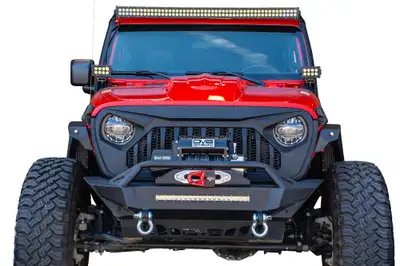 DV8 Offroad 2018-2026 Jeep Wrangler JL & Gladiator JT Replacement Grille | Black