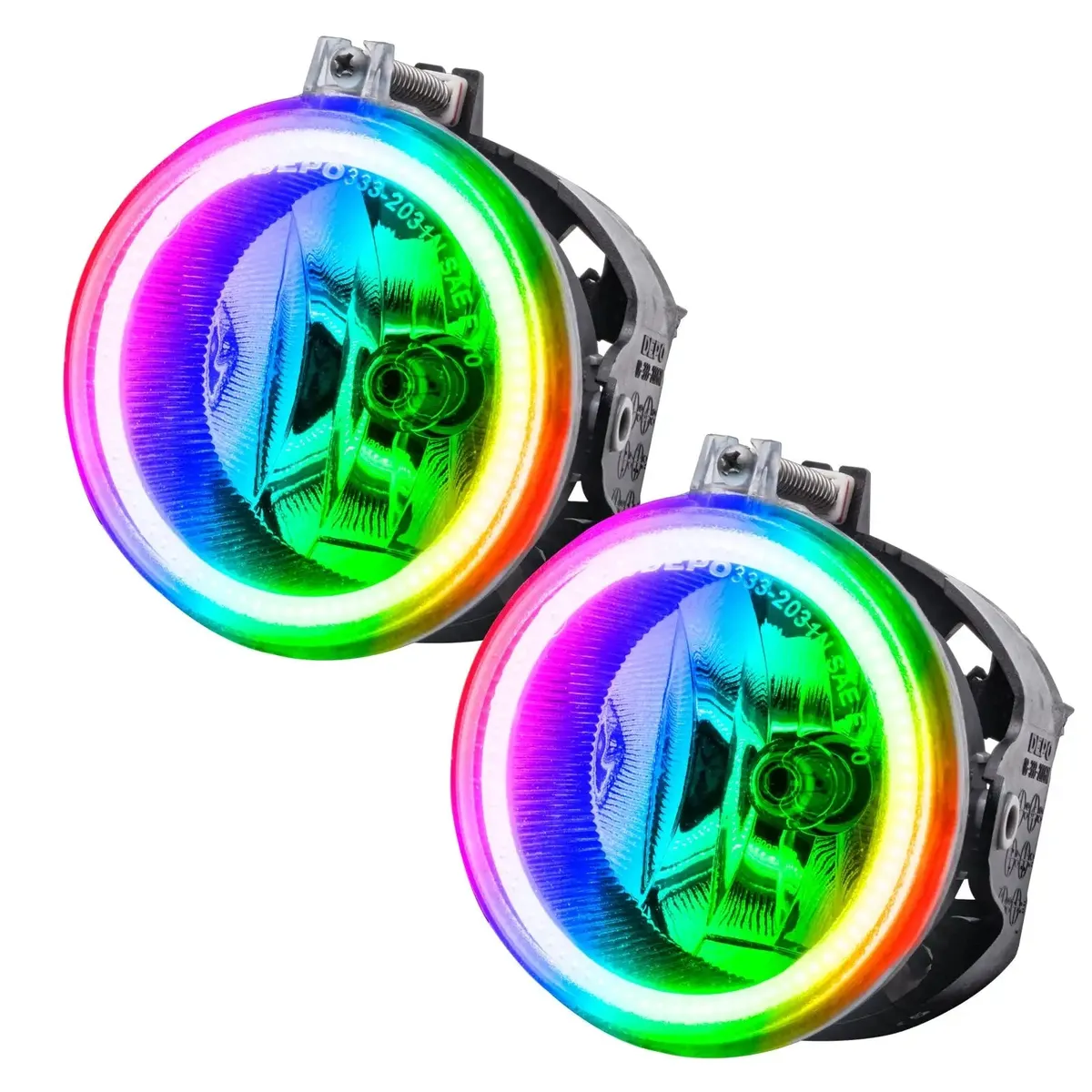 ORACLE Lighting 2011-2016 Jeep Patriot Pre-Assembled Halo Fog Lights - SMD / Amber product image