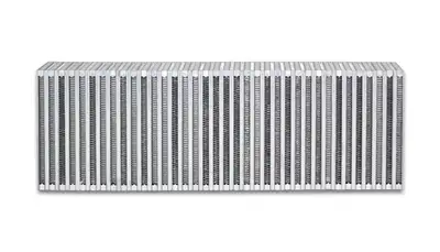 Vibrant Performance Vertical Flow Intercooler Core; 24 in. Core Width; 3.5 in. Core Thickness; 8 in. Height; 6061 Aluminum;