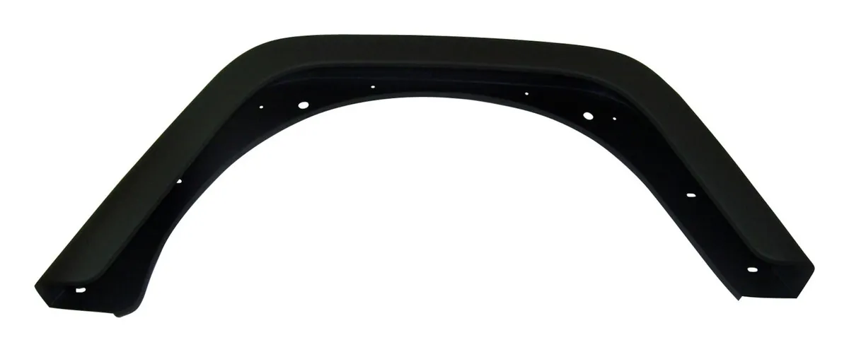 Fender Flare; Rear Left; Wide; Flat Black; product image
