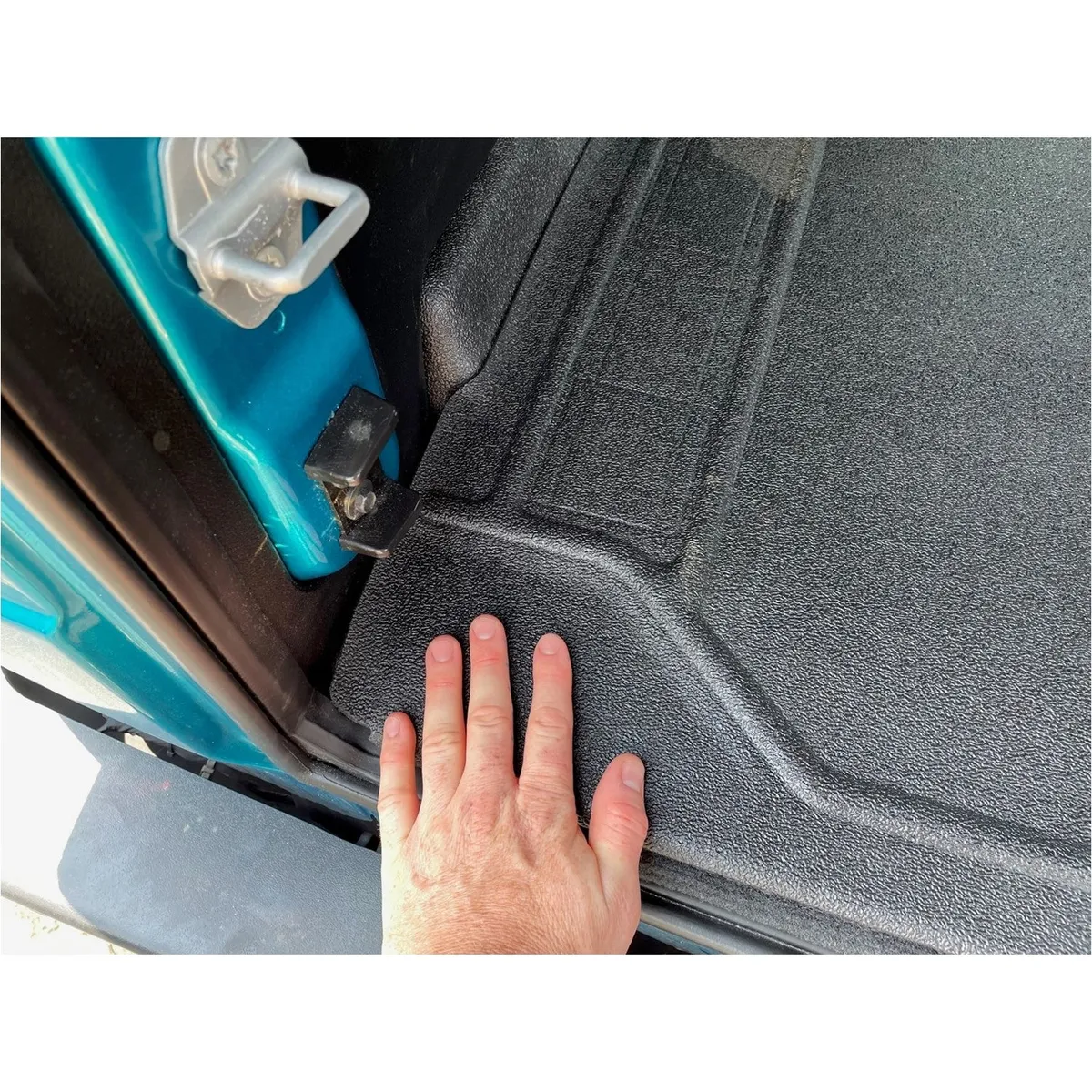 18-23 JLU 4DR cargo set cargo mat closeout wheelhouse covers WITH subwoofer mesa smoke product image
