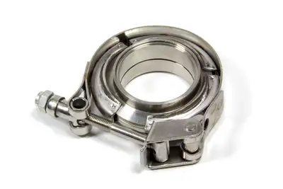 Vibrant Performance V-Band Flange Assembly; 1.75 in. OD Tubing; 2.4375 in. Flange OD; 304 Stainless Steel;