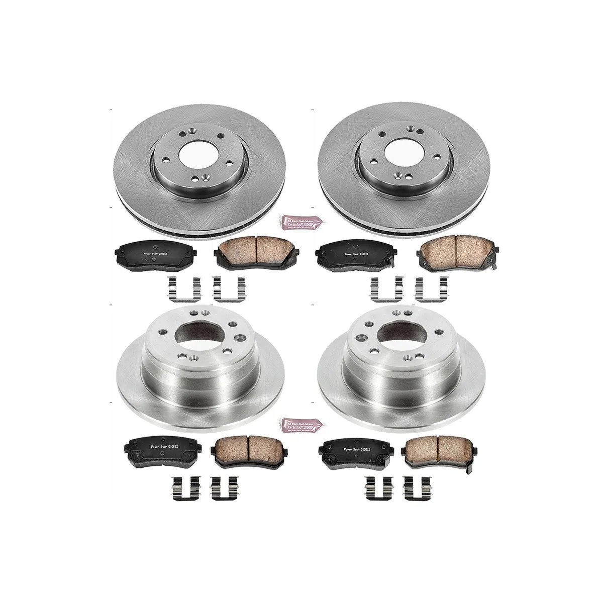 Z17 Direct Replacement Kit: Rotors; Ceramic Pads W/Hardware product image