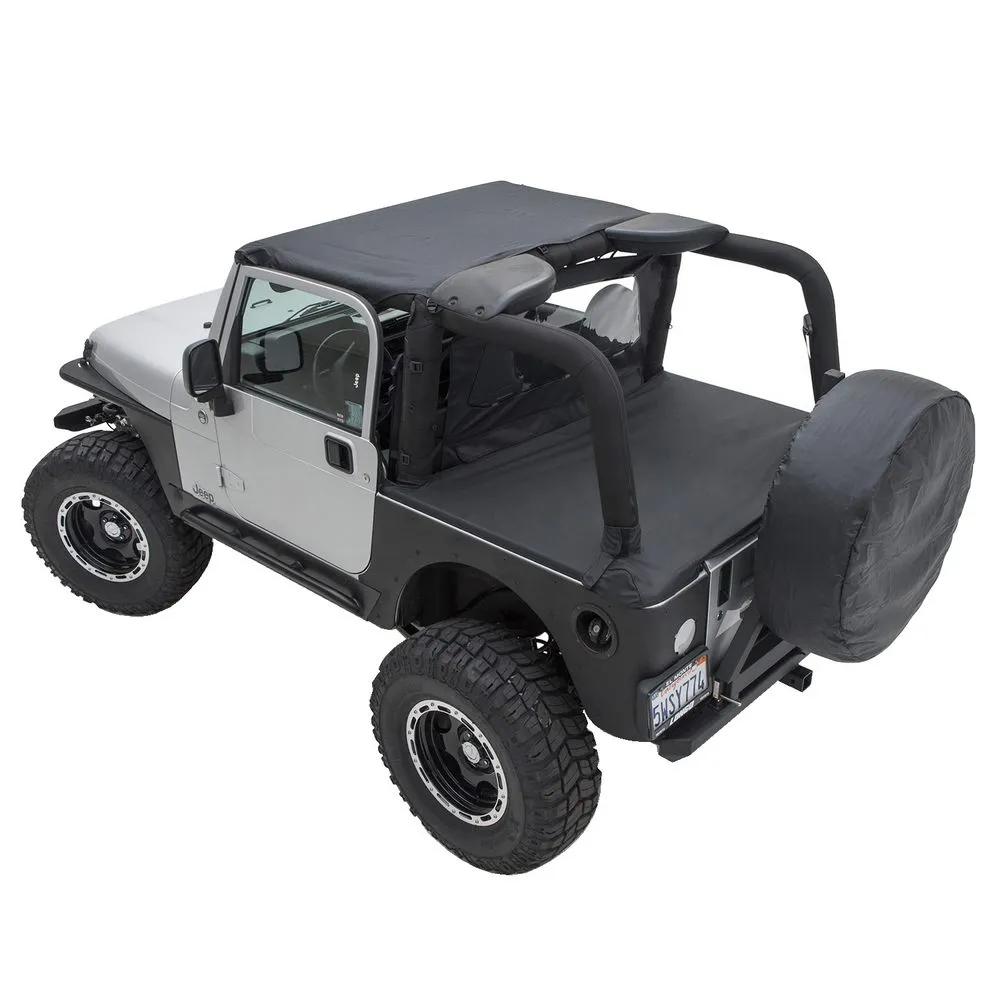 9706 Wrangler Tj/Lj 2DR Xrc Armor Front Tube Fenders; Black Textured product image