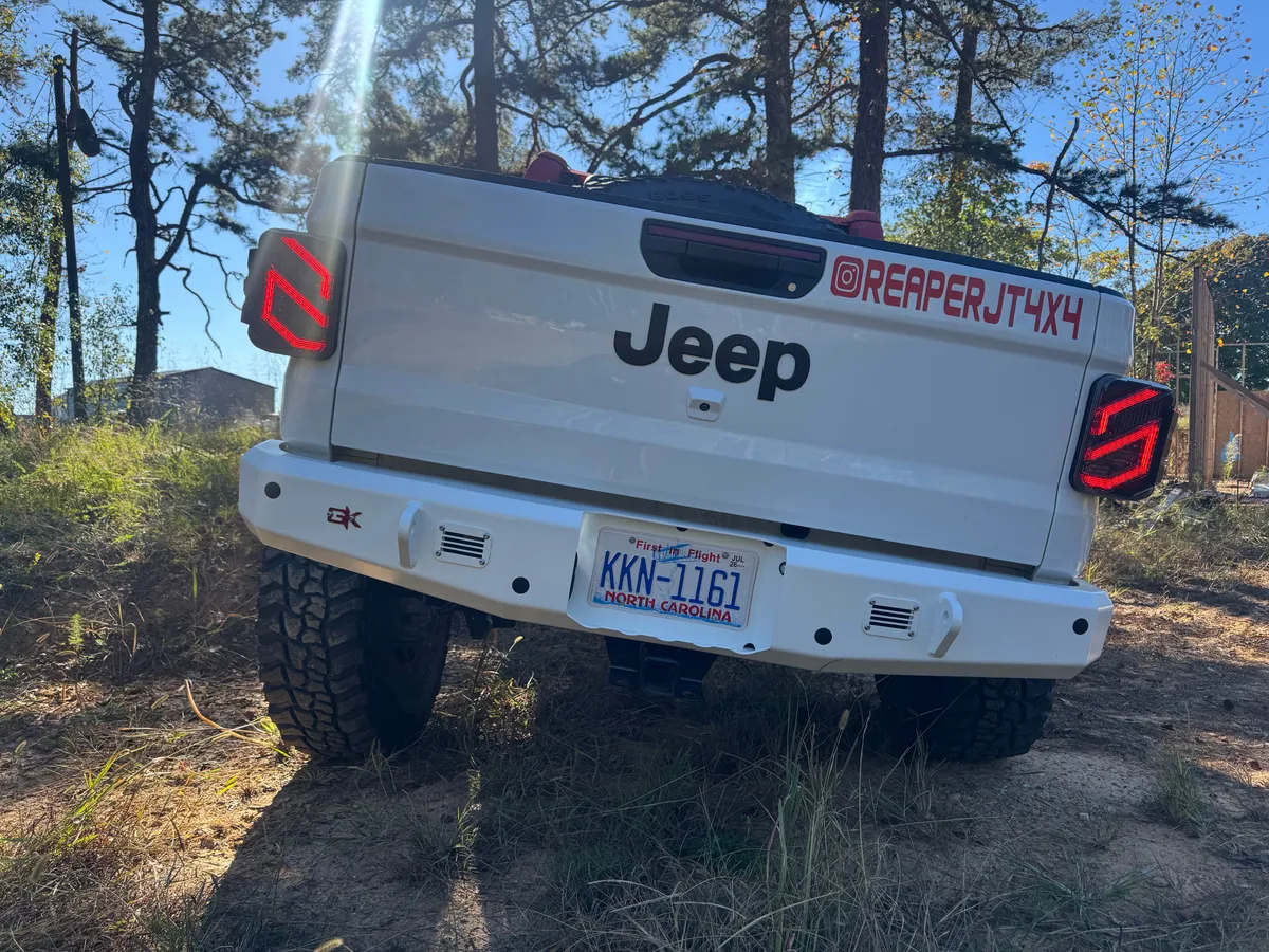 Gauntlet Rear Bumper for 2020+ Jeep Gladiator JT product image