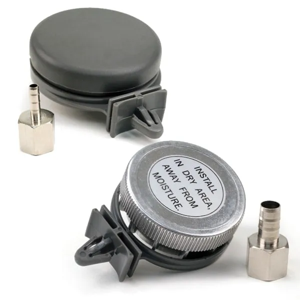"Remote Inlet Air Filter Assembly, Gray Plastic Housing (1/4"" x 3/8"" Tube Fitting, NPT)" product image