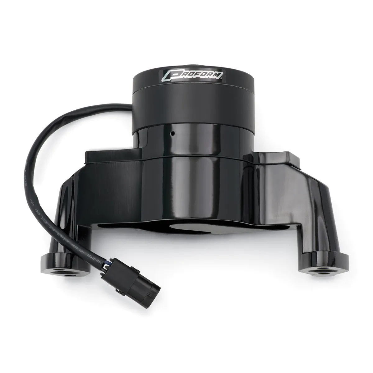 Electric Engine Water Pump Aluminum Black Powder Coat Fits SB Chevy Engines Proform product image