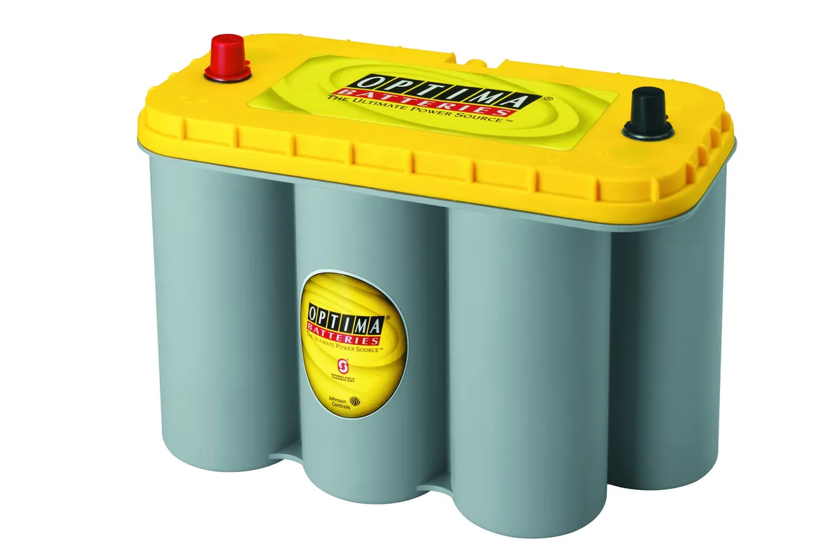 YellowTop® Deep Cycle Battery; UNBOXED; Grp. D31A;Cold Crank Amps 900;Crank Amps 1125;Res. Cap. 155;Ampere Hour 75;Automotive Terminal;L-12 13/16 in.;W-6.5 in.;H-9 3/8 in.; product image