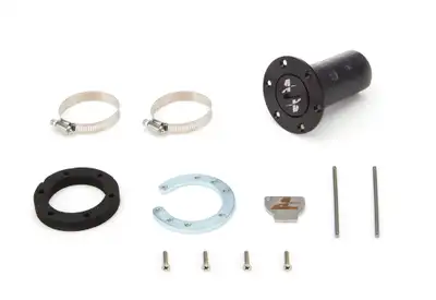 Aeromotive Fuel System Aeromotive Fillcap, Screw-on, 1.5", Black, w/ Key