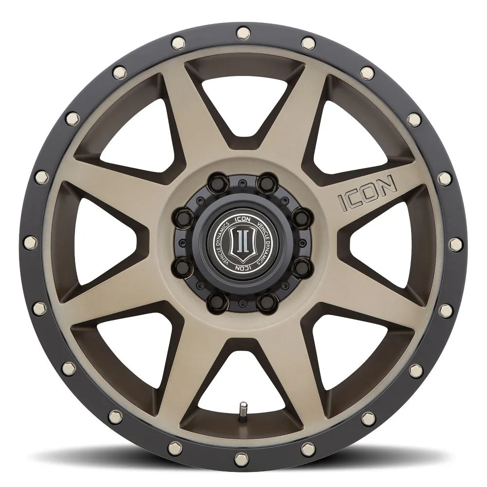 ICON Vehicle Dynamics ICON Alloys Rebound, Bronze, 20 x 9 / 8 x 180, 12mm Offset, 5.5" Backspace