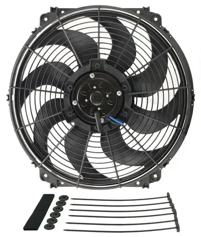 Derale 16 Tornado Electric Puller Fan, Standard Mounting Kit