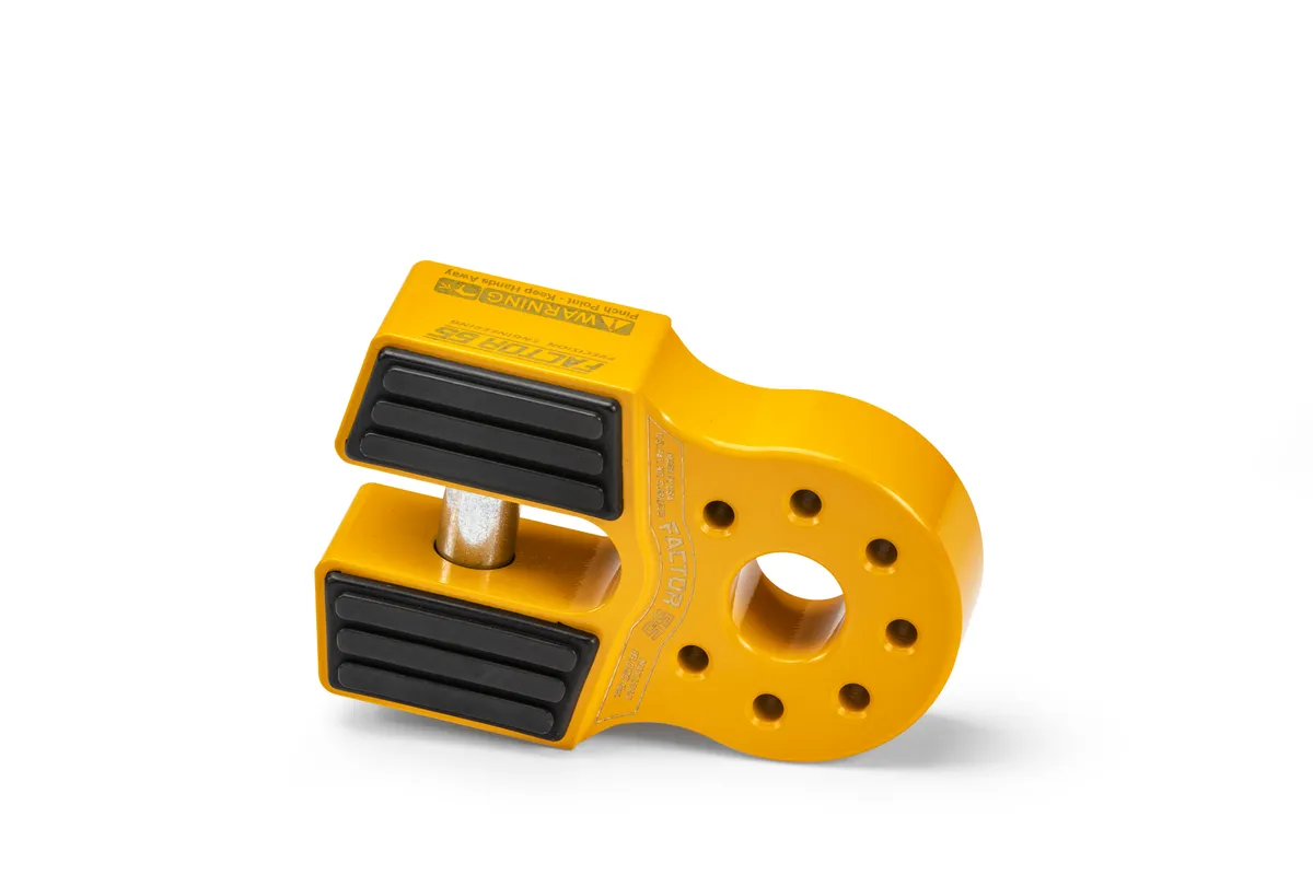 Factor 55 00050-03 Flatlink Winch Shackle Mount -- Yellow product image