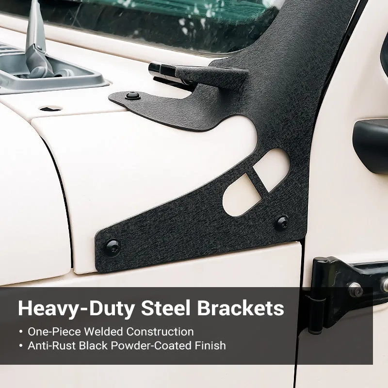 "52"" Jeep Light Bar & Pods & Brackets for 2018-Later Wrangler JL JLU & Gladiator | Prevail Series" product image