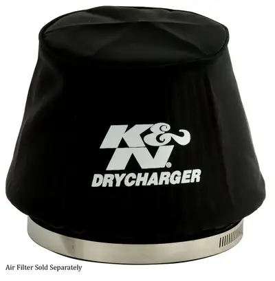 K&N Air Filter Wrap-DRYCHARG ER WRAP; RU-5163 BLACK