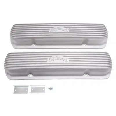 Edelbrock Edelbrock 41309 Classic Series Valve Cover for Pontiac 301-455 V8 1962-79