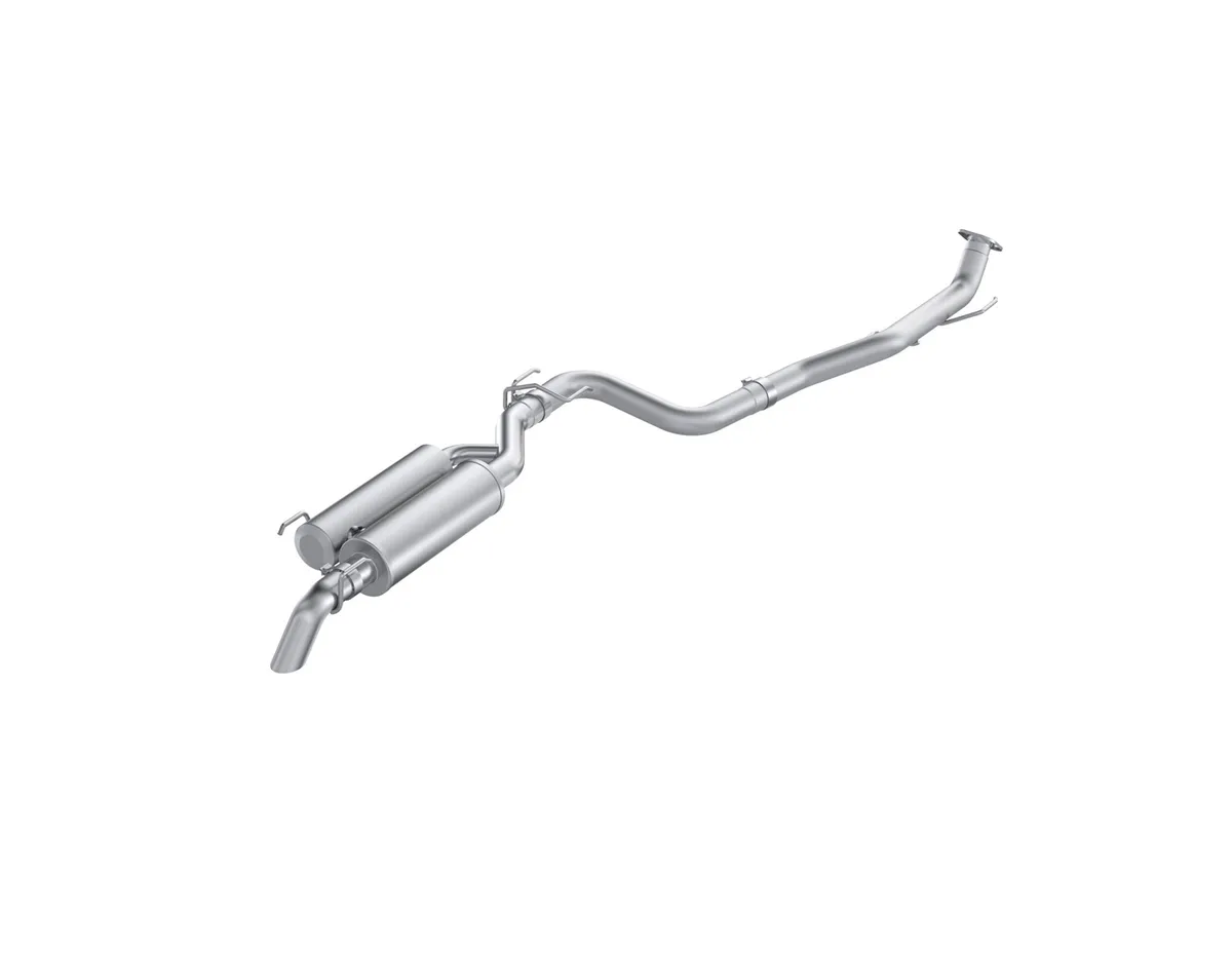 Armor Lite Cat Back Exhaust System; 3 in.; Aluminized Steel; Single Side Exit; Pre-Axle; Turn Down Tail; product image