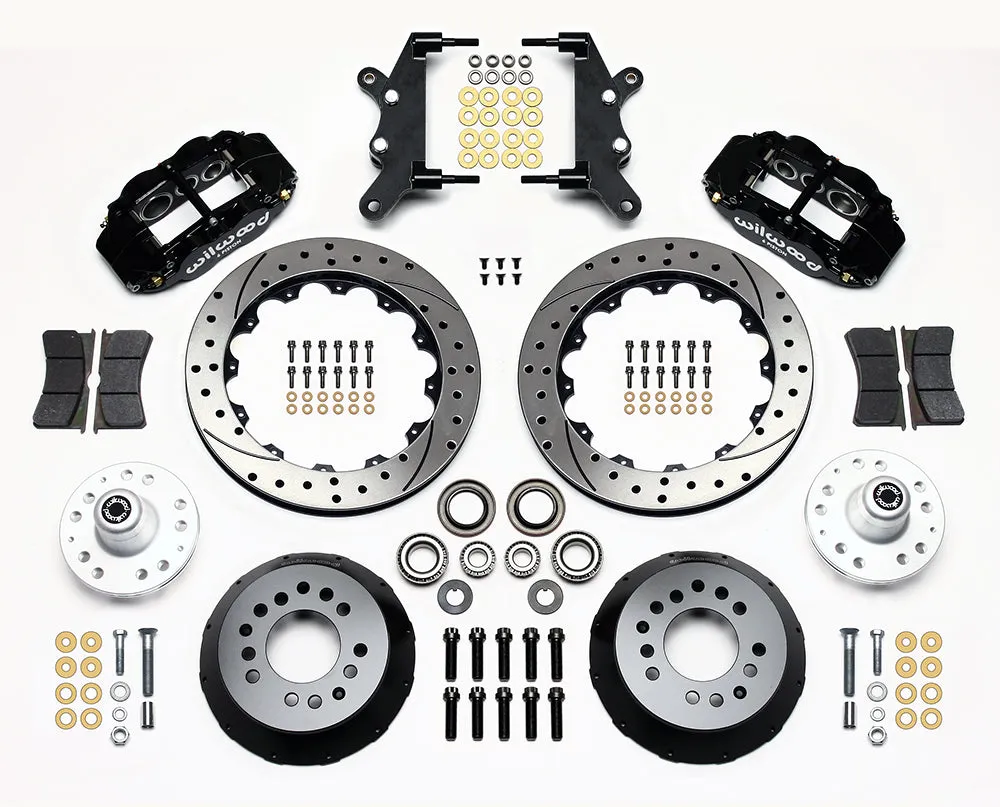 1957 - 1968 Edsel, Ford, Mercury Forged Narrow Superlite 6R Big Brake Front Brake Kit (Hub) - 140-13630 product image
