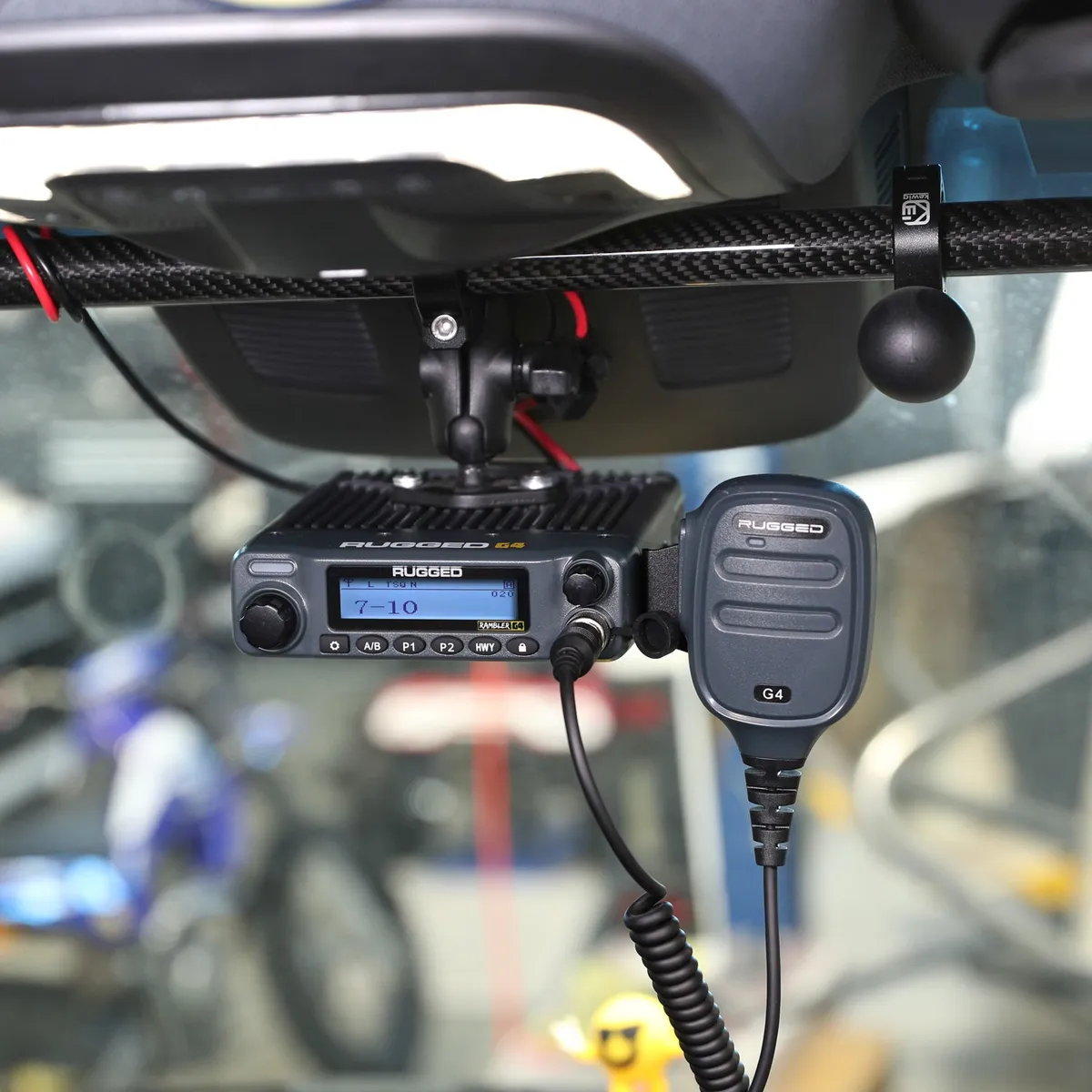 Radio Kit Plus - Rambler G4 High Power GMRS Mobile Radio Kit with External Speaker product image