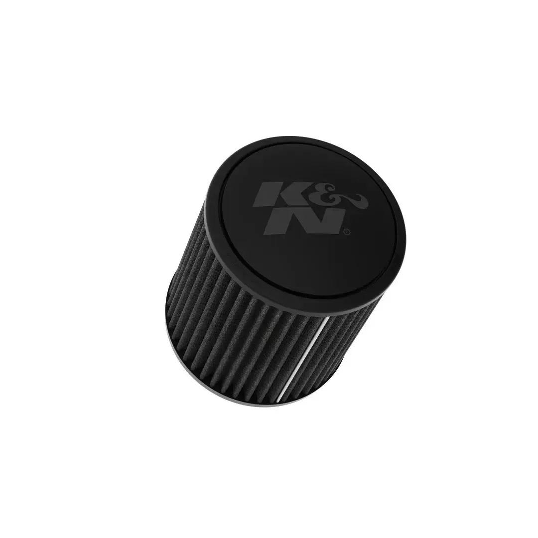 K&N Universal Clampon Air Filter 3.5in Flng 6in Base 5.25in od 6in ht Round Tapered Blk