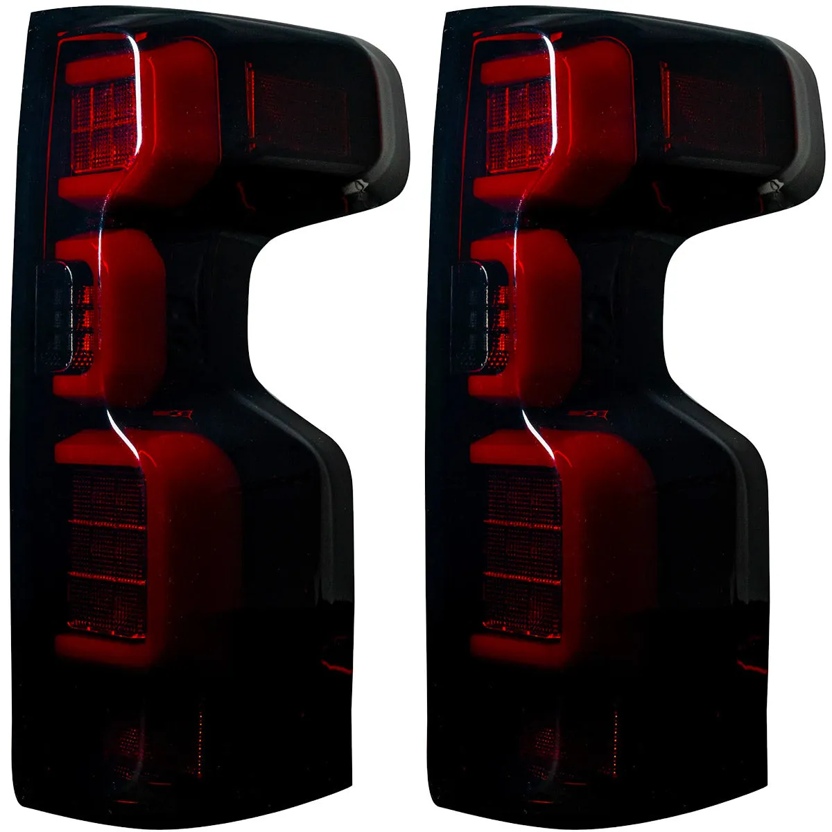 Chevy Silverado 2500/3500 20-23 Ultra Bright OLED Tail Lights (Replaces Factory/OEM Halogen Tail Lights Only) - Multiple Lens product image