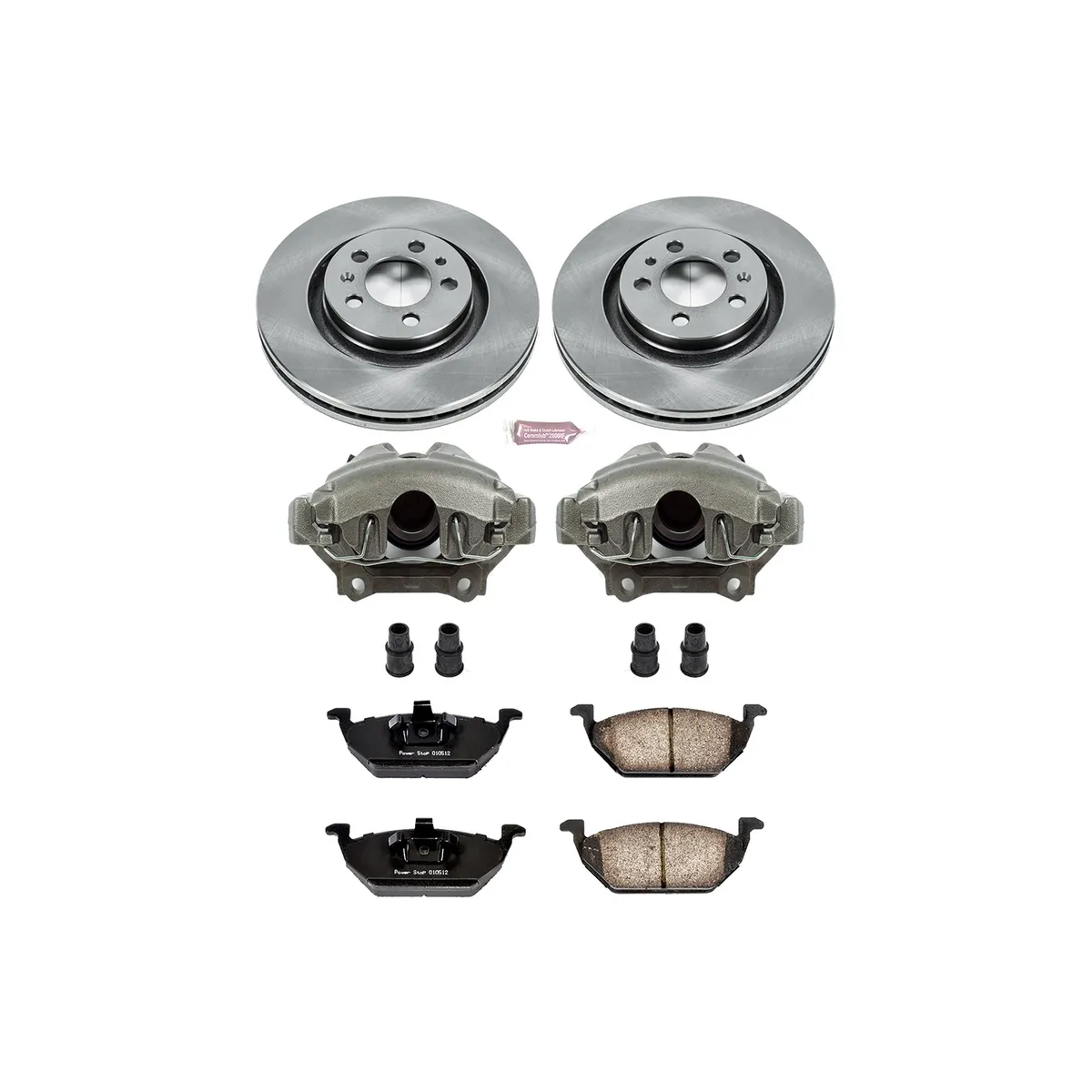 Z17 Direct Replacement Kit: Rotors; Ceramic Pads; Calipers product image