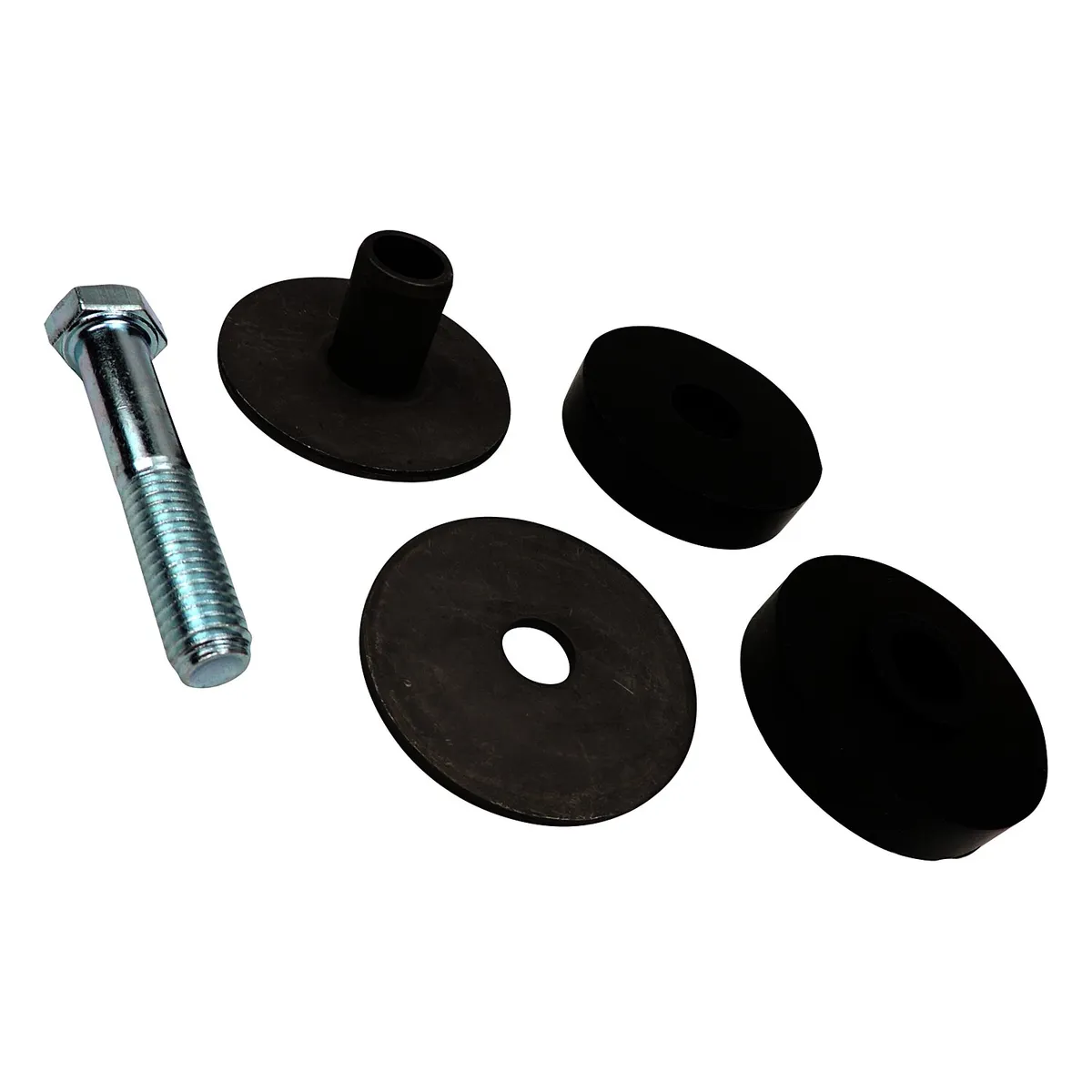 Grille Mount Kit; Upper/Lower; Steel; Rubber; Black; Inclu. Use Existing Hardware; product image