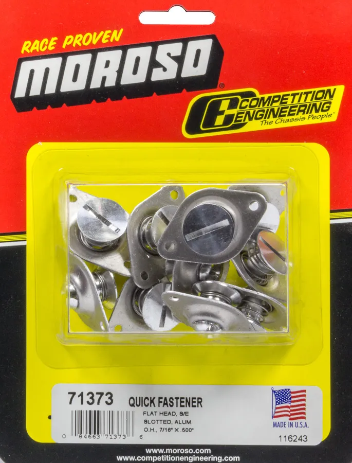 Moroso Large Head Quik Fastener .500in Medium Body