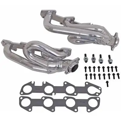 BBK Performance Dodge Ram 1500 Truck 5.7 Hemi 1-3/4 Shorty Exhaust Headers Polished Silver Ceramic 03-08