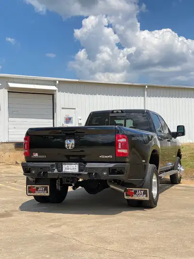 Bodyguard Bumpers A2 Rear Bumper For 2019-2026 Ram 2500/3500 HD Sensor Cutouts Light Cutouts Texture Black Powdercoat Bodyguard Bumpers