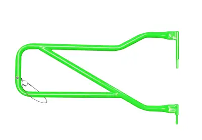 Steinjager Doors 2007-2018 Trail, Tubular Style Front and Rear Doors Neon Green