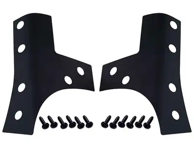Kentrol Jeep JK Windshield Support Overlays Pair 07-18 Wrangler JK Textured Black Kentrol