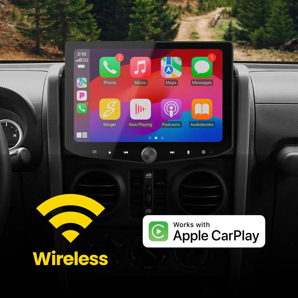 HORIZON10 Jeep Wrangler JK (2007-2018) 10" Radio Kit product image