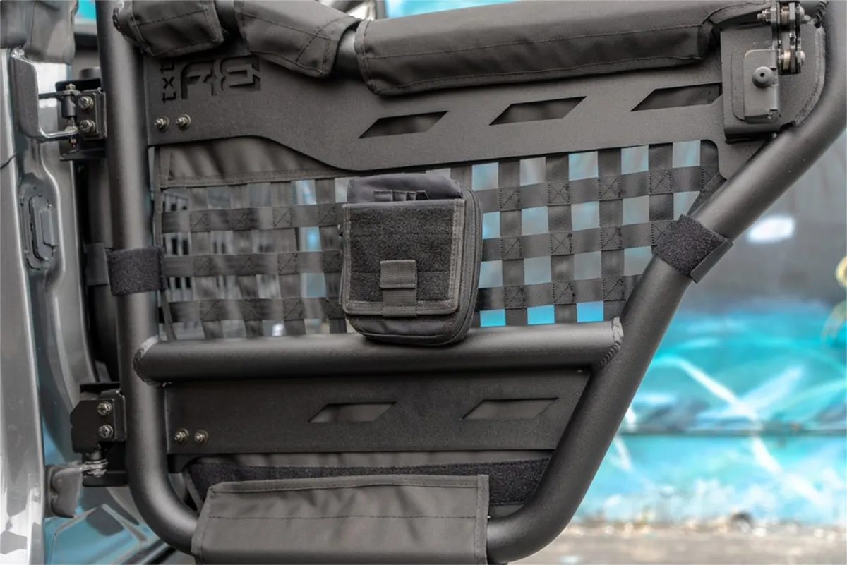 Body Armor Rear Tube Doors w/ Webbing (Pair) - Bronco 2021+ 4Dr product image