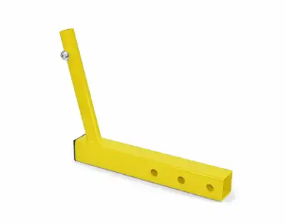 Steinjager Steinjäger Exterior Accessories Wrangler JL 2018 to Present Hitch Mount Flag Holder Holds 1 Flag Lemon Peel