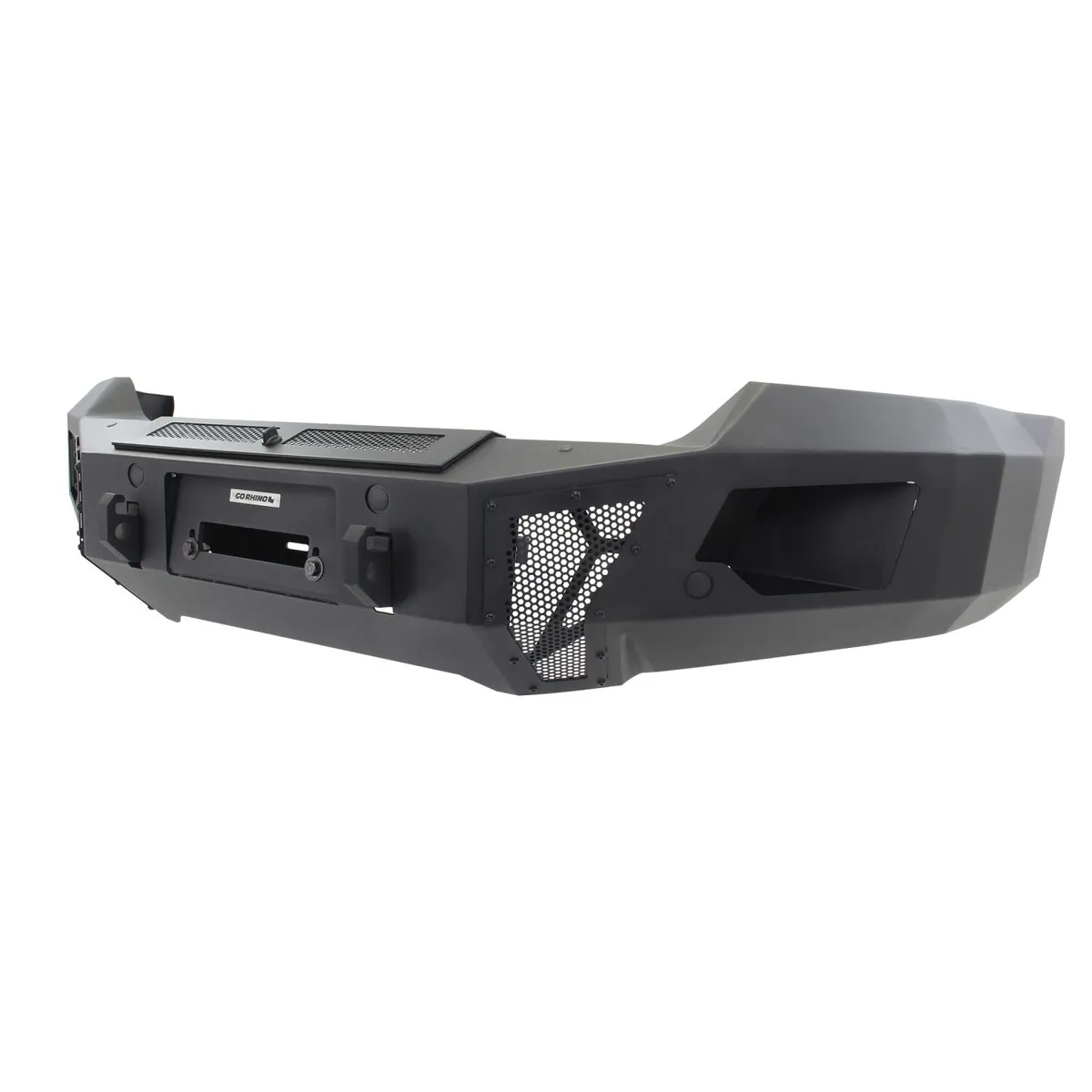 1618 Silverado 1500/ 2019 Silverado 1500 ld Br6 Steel Winch Bumper Textured Bla product image