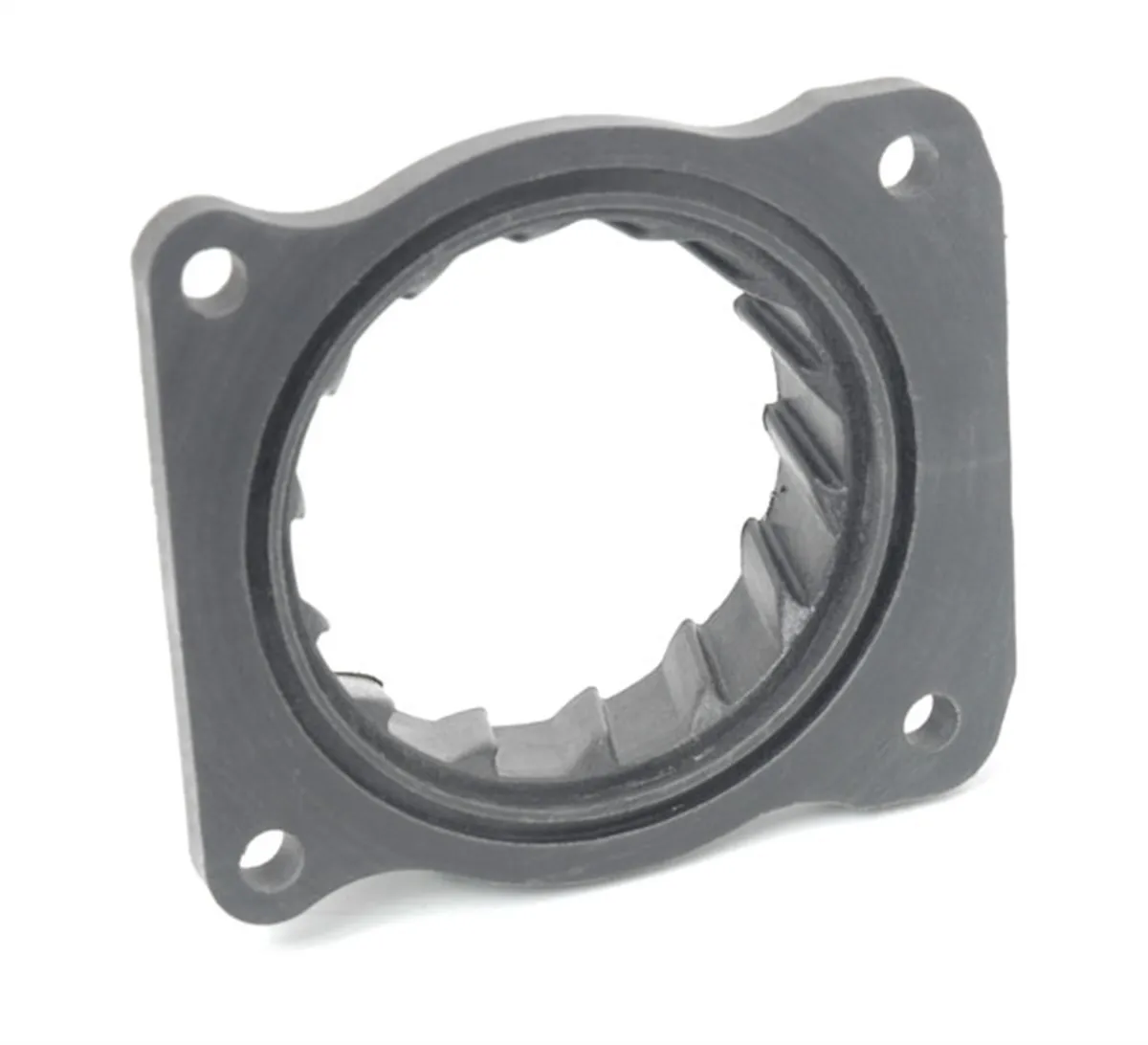 Vortice Throttle Body Spacer; Increases Lower End Torque/Fuel Efficiency/Throttle Response w/Stock Or Volant Intakes; Incl. Gasket And Hardware; Glass-Filled Nylon Composite; product image