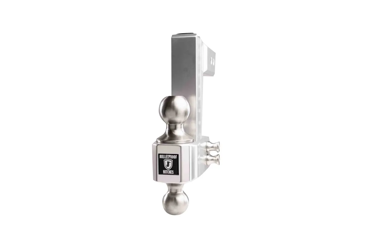 2.5" Aluminum Medium Duty Hitch 6" Drop/Rise w/ Stainless Steel Dual Ball product image