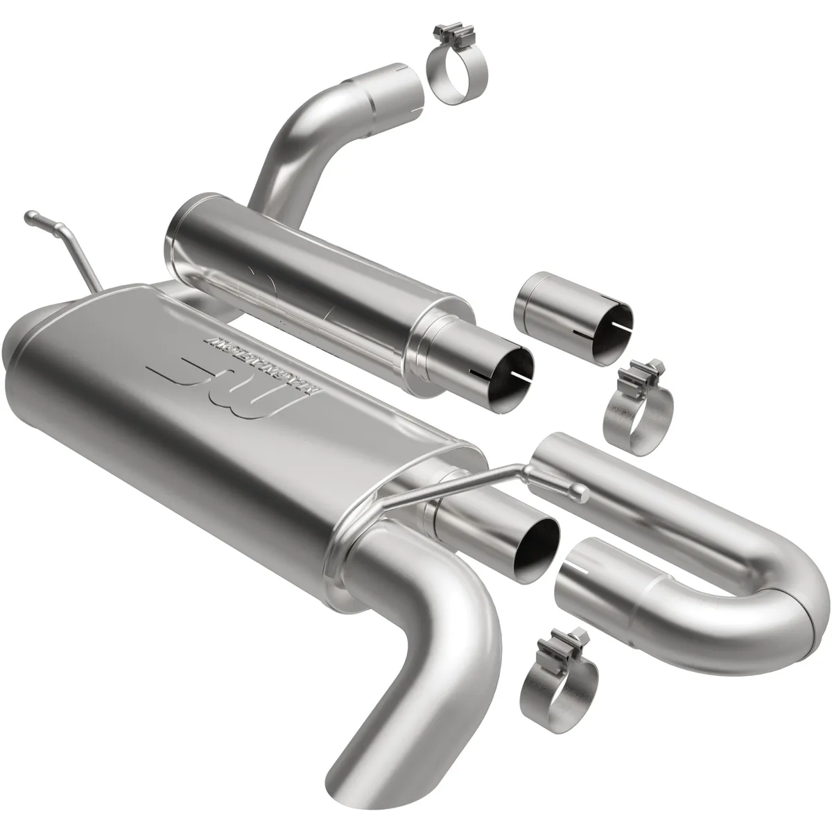 MagnaFlow® 2018-2026 Jeep Wrangler 2.0L | 2018-2026 Jeep Wrangler 3.6L Overland Series™ Axle Back Performance Exhaust System 19620 product image
