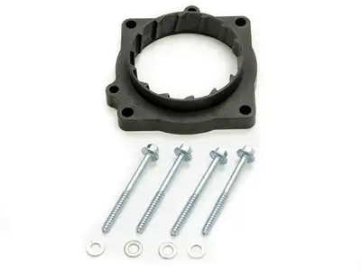 Volant Vortice Throttle Body Spacer; Increases Lower End Torque/Fuel Efficiency/Throttle Response w/Stock Or Volant Intakes; Incl. Gasket And Hardware; Glass-Filled Nylon Composite;